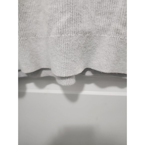 Express Mens Pullover Button Shirt  Xl Extra Large 100% Cotton Gray Long Sleeve - Picture 6 of 6